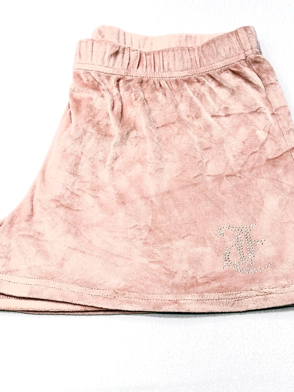 Juicy Couture Velour Sleep Shorts Women’s Large Pink Rhinestone JC Lounge Y2K